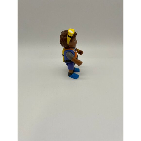 2000s Mattel Viacom Nickelodeon Go Diego Go "Diego" Scuba Diver Figurine Toy - Picture 2 of 9